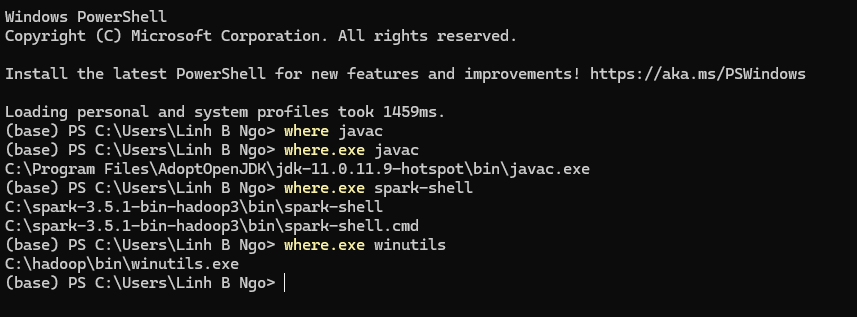 showing Windows paths