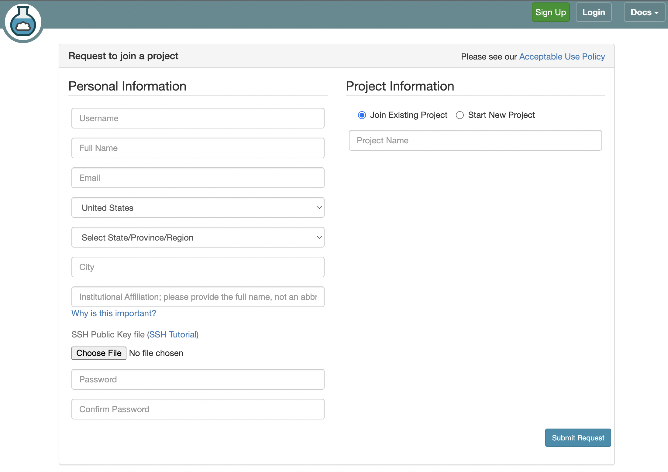 Joining a CloudLab project